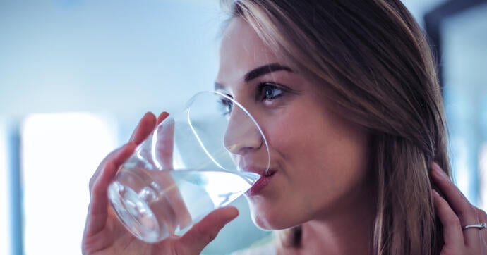Trinken Sie ausreichend