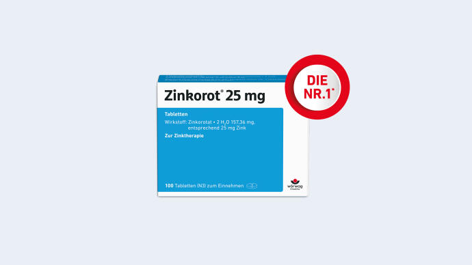 Zinkorot<sup>&reg;</sup> 25 mg – kann Zinkmangel effektiv ausgleichen